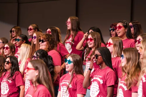 Singers wearing star sunglasses
